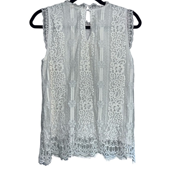 Sundance Ivory Lace Tank Top - Picture 4 of 5